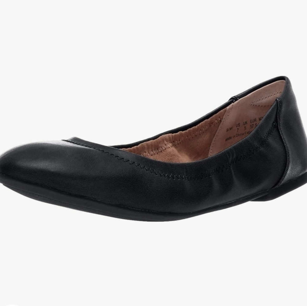Amazon Essentials Women's Black Ballet Flats